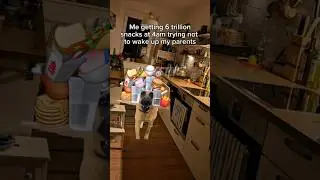 Sneaking Snacks at 4AM Like a Ninja | Funny Relatable Meme #shorts #funny #memes