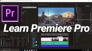 Learn Premiere Pro 2018  - How to Import a project, create a sequence and import media