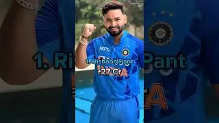 Top 10 Highest Paid IPL Players In 2025 #shorts