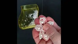 Como bordar uma linda flor de pérolas na customização de Chinelo - (Parte 2) - Marcia Regina