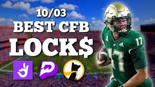 7-0 SWEEP!🔥 My Best CFB Friday Player Prop Bets Today 10/03 Free Picks! #cfb #prizepicks #podcast