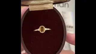 Amber Engagement Ring #amberring #engagementring #silverring925 #ovalring