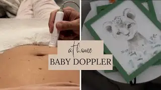 Using Our At Home Baby Doppler!