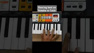 Dancing beat comparison Yamaha vs Casio #yamaha #casio #casiokeyboard #pianoforbeginner #bestpiano