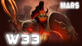 w33 | Mars | K18/D2/A16 | Dota 2 Full Gameplay