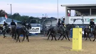 Troopers of the Horse Cavalry Division at Mount Pleasant Rodeo