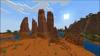 Peaceful Mesa Mountains & Savanna | Minecraft Ambience