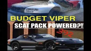 BUDGET DODGE VIPER BUILD PT2!  Viper gets a 6.4 Hemi?!