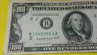 Older style $100 Bill 1950 C found in circulation