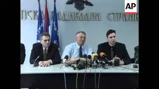 YUGOSLAVIA: SERB VICE PRIME MINISTER PRESS CONFERENCE