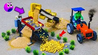 DIY Creative Science Mining Project | How To Use Gold Mining Machine 