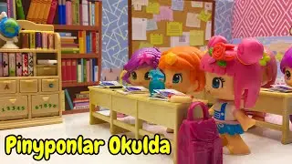 Pinyponlar Okulda 📚📝✂️ Minişler LPS MAYA