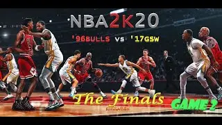 NBA2K20 -  96 BULLS vs 17 GSW GAME 2 The Finals Simulation