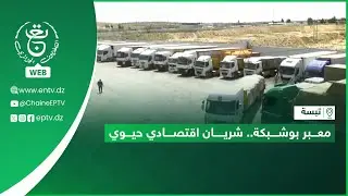 تبسة - تصدير | معبر بوشبكة.. شريان اقتصادي حيوي