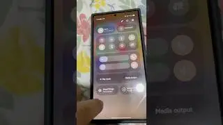 Samsung Galaxy, one UI new notification panel and quick settings on galaxy S 24 ultra ￼