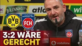 Schmidt - Pressekonferenz nach der Niederlage | Dortmund 3:2 Heidenheim | Bundesliga