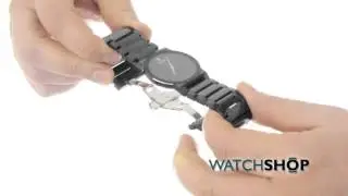 Men's Citizen Stiletto Blade Ceramic Eco-Drive Watch (AR3055-59F)