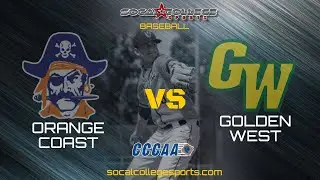 CCCAA Baseball: Orange Coast at Golden West - 4/27/21 - 2pm