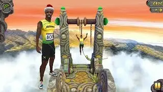 iGameMix😀TEMPLE RUN 2 Fullscreen☑️Winter Holiday Pack Purchased^Usain Bolt Santa Hat*Gameplay For K