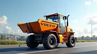 2026 Volvo Mini Truck in stunning bloss orange color with powerful