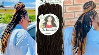 HOW TO DO DURBAN DREAD WITH COLOUR TIPS || Hair Tutorial