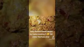 easy mutton karahi recipe by maira cooking 4 😋 short video vairl full video YouTube pha #cooking