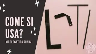 Come utilizzare il kit rilegatura album scrapbooking