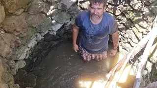 Limpiamos el pozo, para  ver lo que da el manantial