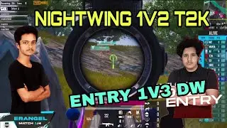 Nightwing Op 1v2 againts T2K | 1952 Entry did 1v3 DW | CTA CONQUEST AND PMPL INVITATIONAL| A1eSports