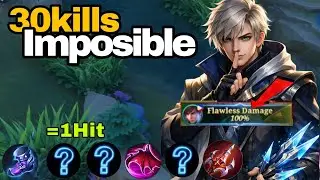 GUSION BEST TRUE 1 HIT DAMAGE ☠️ BUILD IN EPIC RANK ( I didn't expect this💀100% BROKENNNN)