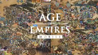WAR AARU PALACE (K2,K3,K4,K5)1HOUR NON-STOP RALLY ATTACK | AGE OF EMPIRES MOBILE