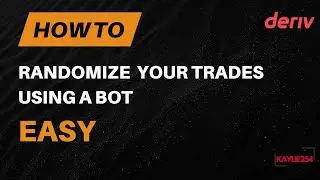 Deriv Bot Tutorial: How to set up a bot to randomize your trades ||  Taking random trades