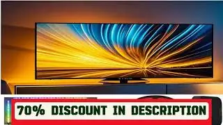 #LED HDMI Sync TV Backlight with Dynamic Ambiance Lighting | LED Light Strip Works with TV Box/PS5/