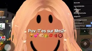Pov :T’es sur Mm2👑//#humour #abonnetoi #capcutedit #fyp #viral @Awhx_Rblx 💋💍