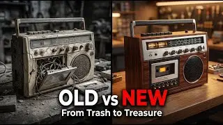 Abandoned Old Radio Restoration | Satisfying ASMR Repair#asmrrestoration #oldtonew #BeforeAfter
