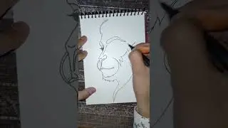 Jai hanuman ji#drawing #art #viral 
