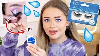TESTING *WATER ACTIVATED* LASHES!? 