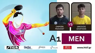 2021-22 Table Tennis Greek League A1 Men / RETHYMNO-AEK D. Provost-I. Aivatidis 15/01/2022
