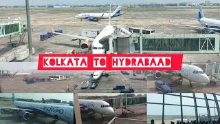 Kolkata to Hyderabad IndiGo Flight Experience 😊 | CCU to HYD | Flight Takeoff