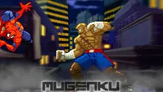 Spiderman vs Sagat. Marvel vs Capcom Street Fighter MUGEN Battle