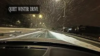 A Quiet Winter Night&ndash;Early Morning Drive / Oslo to Lillehammer, Norway.