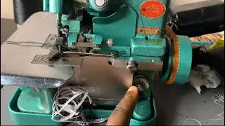 DO THIS TO STOP LOOSE STITCHES ON YR MANUAL OVERLOCK/WEAVING MACHINE/Watch now!  #overlock #machine 