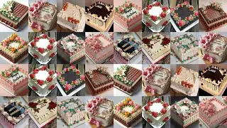 🌈Baby Boy Birthday Cake/Cake Photo/Square Cake Design/Square Shape Cake Design/Square Cake