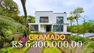 TOUR EM MANS&Atilde;O LUXUOSA EM GRAMADO - CONFORTO NA SERRA GA&Uacute;CHA POR R$6.300.000,00 | VETRO IM&Oacute;VEIS
