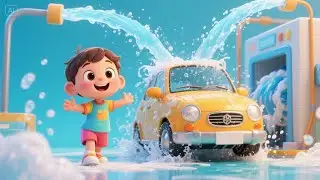 Car Wash Splash! | Exciting Kids Song | Fun Splashy Nursery Rhyme