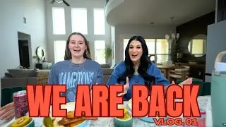 we're back!! vlog update
