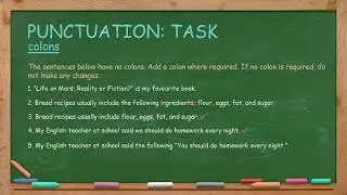 How to Use Colons