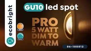 GU10 led spot dimbaar dim to warm 5W - Pro  | 06-100012