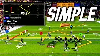TRIPS TE is the BEST SIMPLE OFFENSE in Madden 25!
