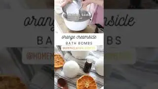 DIY orange bath bomb easy and nice ❤❤❤❤